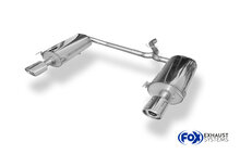 Fox Sportuitlaat Chrysler Sebring Coup&eacute; &amp; Cabriolet Type JR Achterdemper Rechts/Links - 115x85 Type 33 Rechts/Links