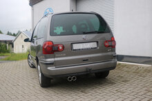 Fox Sportuitlaat Achterdemper Ford Galaxy WGR/ VW Sharan 7M - 2x80 Type 13