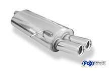 Fox Sportuitlaat VW Sharan Type 7M Achterdemper - 2x80 Type 13