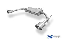 Fox Sportuitlaat Opel Signum Sport achterdemper, rechter/linker uitlaat - 140x90 Type 32 rechts/links