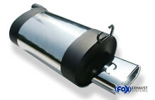 Fox Sportuitlaat Mercedes SL Type R129 Achterdemper &Oslash;70mm - 160x80 Type 53 - Alleen voor modellen met standaard stekkerverbinding (geen flens)