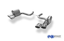Fox Sportuitlaat Mercedes SL55/SL600 - R230 Achterdemper rechts/links - 2x115x85 Type 32 rechts/links