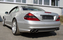 Fox Sportuitlaat Mercedes SL55/SL600 - R230 Achterdemper rechts/links - 2x115x85 Type 32 rechts/links
