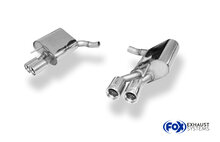 Fox Sportuitlaat Mercedes SL Type 230 Facelift Achterdemper rechts/links korte versie - 2x80 Type 13 rechts/links