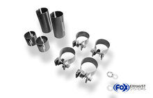 Fox Sportuitlaat Mercedes SL Type 230 Facelift Achterdemper rechts/links korte versie - 2x115x85 Type 32 rechts/links