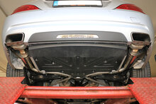 Fox Sportuitlaat Mercedes SL 231 achterdemper rechts/links - uitlaat via de originele uitlaatpijpen