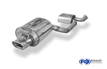 Fox Sportuitlaat Mercedes SLK Type 170 half uitlaatsysteem vanaf katalysator - 135x80 Type 53