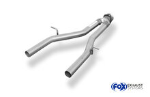 Fox Sportuitlaat Mercedes SLK Type 171 - 4-cilinder Y-pijp SLK 200 K