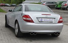 Fox Sportuitlaat Mercedes SLK Type 171 - 4/6 cilinder achterdemper rechts/links - 2x115x85 Type 32 rechts/links