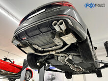 Fox Sportuitlaat Skoda Superb III 3V 4x4 Half uitlaatsysteem vanaf OPF, rechter/linker uitgang - 2x90 Type 25 rechts/links