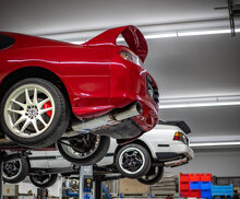 Fox Sportuitlaat Toyota Supra MK4 achterdemper en voordemper vervangingspijp (luide versie - illegaal) - 1x114mm Type 10