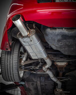 Fox Sportuitlaat Toyota Supra MK4 achterdemper en voordemper vervangingspijp (luide versie - illegaal) - 1x114mm Type 10