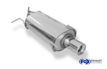 Fox Sportuitlaat Suzuki Swift III 4x2 Achterdemper - 1x90 Type 13 (150mm)