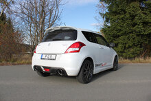 Fox Sportuitlaat Suzuki Swift Sport IV Achterdemper Rechts/Links Uitgang - 1x100 Type 16 Rechts/Links