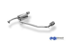 Fox Sportuitlaat Suzuki Swift V Sport achterdemper, rechter/linker uitlaat - 1x114 Type 25 rechts/links