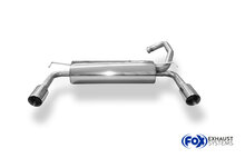Fox Sportuitlaat Suzuki SX4 - 4x4 Achterdemper rechts/links uitlaat - 1x90 Type 25 rechts/links