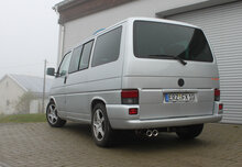 Fox Sportuitlaat VW T4 - Voorwielaandrijving - Bus/ Transporter/ Multivan/ Caravelle Achterdemper - 2x80 Type 13