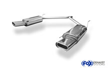 Fox Sportuitlaat VW Bus T4 achterdemper rechts/links enkele uitlaat - 160x80 type 53 rechts/links