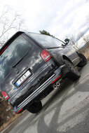 Fox Sportuitlaat Achterdemper voor VW Bus T5/T6 - 2x88x74 Type 33