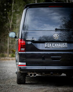 Fox Sportuitlaat VW Bus T6.1 4motion achterdemper, rechter/linker uitgang - 2x80 Type 25 rechts/links
