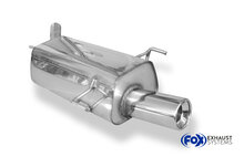 Fox Sportuitlaat Opel Tigra B TwinTop achterdemper - 1x90 Type 13