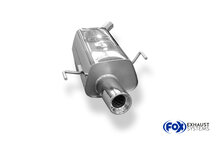 Fox Sportuitlaat Opel Tigra B TwinTop achterdemper - 1x90 Type 13