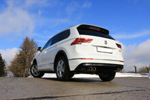 Fox Sportuitlaat VW Tiguan II Diesel - 4motion dwarsgeplaatste achterdemper - 2x80 Type 25 rechts/links