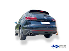 Fox Sportuitlaat VW Touareg Type CR7 Achterdemper Rechts/Links Uitlaat - 1x114 Type 25 Rechts/Links