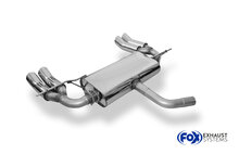 Fox Sportuitlaat VW Touran achterdemper, rechter/linker uitlaat - 2x76 Type 18 rechts/links