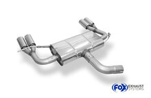 Fox Sportuitlaat VW Touran Cross GTD achterdemper, rechter/linker uitlaat - 2x76 Type 12 rechts/links