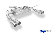 Fox Sportuitlaat VW Touran Cross GTD achterdemper, rechter/linker uitlaat - 2x76 Type 12 rechts/links