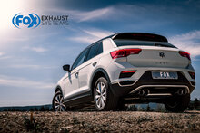 Fox Sportuitlaat VW T-Roc - Voorwielaandrijving, achterdemper rechts/links - 2x90 type 25 rechts/links