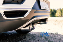Fox Sportuitlaat VW T-Roc - Voorwielaandrijving, achterdemper rechts/links - 2x90 type 25 rechts/links