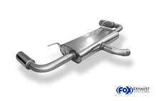 Fox Sportuitlaat Audi TT 8J - 3.2 V6 Achterdemper rechts/links - 1x90 Type 17 rechts/links