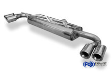 Fox Sportuitlaat Audi TT 8J - 3.2 V6 achterdemper rechts/links - 2x90 type 17 rechts/links zijdelings verschoven