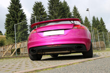 Fox Sportuitlaat Audi TT 8J RS achterdemper, dwarsuitlaat rechts/links met vacu&uuml;mklep + voordemper