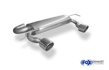 Fox Sportuitlaat Audi TT Type 8N quattro achterdemper, rechter/linker uitlaat - 1x100 Type 16 rechts/links