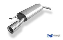 Fox Sportuitlaat Audi TT 8N - Achterdemper voor voorwielaandrijving - 1x100 Type 13