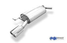 Fox Sportuitlaat Audi TT 8N - Achterdemper voor voorwielaandrijving - 1x100 Type 17