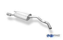 Fox Sportuitlaat Audi TT 8N - Achterdemper voor voorwielaandrijving - 1x100 Type 17