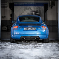 Fox Sportuitlaat Audi TT Type 8N quattro achterdemper, rechter/linker uitlaat - 1x114 Type 25 rechts/links