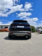 Fox Sportuitlaat Hyundai Tucson NX4 - 4x2 &amp; 4x4 Achterdemper - 4x90 Type 14 met zwarte afdekkingen 4x100mm