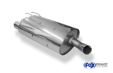 Fox Sportuitlaat Renault Twingo C06 achterdemper - 2x70 Type 13