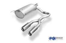 Fox Sportuitlaat Renault Twingo C06 achterdemper, centrale uitlaat - 2x76 Type 13