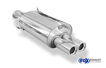 Fox Sportuitlaat Volvo V40/S40 achterdemper - 2x80 Type 13
