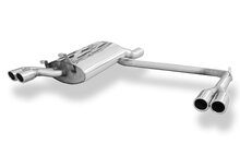 Fox Sportuitlaat Audi V8 Type D11 achterdemper, rechter/linker uitlaat - 2x70 Type 16 rechts/links