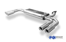 Fox Sportuitlaat Mercedes V-Klasse W447 achterdemper, dwarsuitlaat rechts/links - 2x80 Type 13 rechts/links