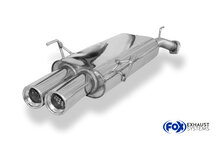 Fox Sportuitlaat Opel Vectra B - Bouwjaar 1994-9/99 Achterdemper &Oslash;55mm - 2x80 Type 13