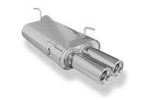 Fox Sportuitlaat Opel Vectra B - Modeljaar vanaf 9/99 Achterdemper &Oslash;55mm - 2x80 Type 13