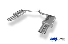 Fox Sportuitlaat Opel Vectra C GTS achterdemper rechts/links dubbele uitlaat - 2x76 type 17 rechts/links